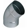 ALDES Coude à 45° Galva Pour VMC Ø125 -ALDES Soldes 24093078 1