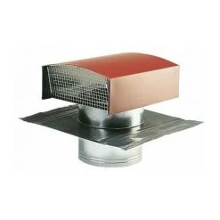 Sortie De Toiture Vmc 160 Mm Aldes , En Galva Pour Tuile Rouge