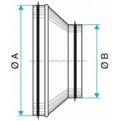 ALDES Réduction Conique Concentrique à Joints - De 160 à 125mm 5 ALDES Réduction Conique Concentrique à Joints - De 160 à 125mm -ALDES Soldes 4312603 2