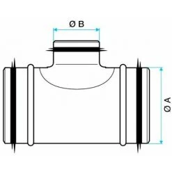 ALDES Té équerre à Joints - De 160 à 160mm 5 ALDES Té équerre à Joints - De 160 à 160mm -ALDES Soldes 4312653 2