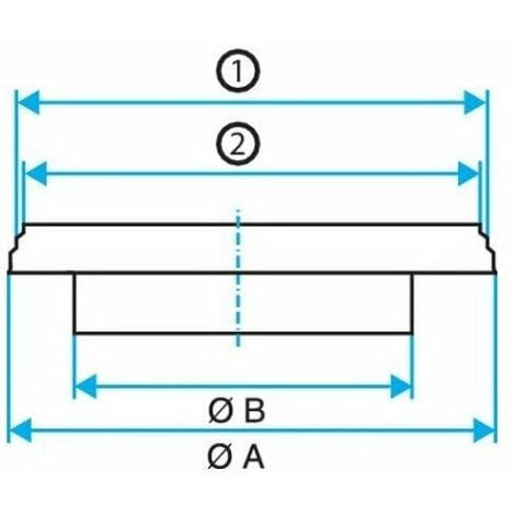 ALDES Réduction Plate Concentrique Galva: RPC - 125/80mm 4 ALDES Réduction Plate Concentrique Galva: RPC - 125/80mm – Image 2