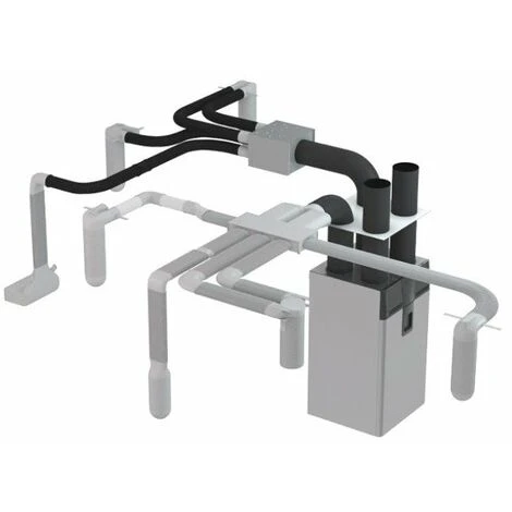 ALDES Manchette 2 Piquages Optiflex En PEHD à 90° Femelle - 2 Piquages Ovales - Ø 125mm 5 ALDES Manchette 2 Piquages Optiflex En PEHD à 90° Femelle - 2 Piquages Ovales - Ø 125mm – Image 3