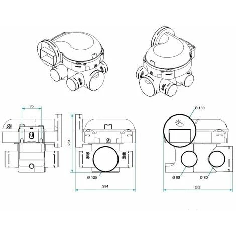 ALDES Kit Complet Gaines Et Vmc Simple Flux Easyhome Auto + Grilles De Ventilation Colorline 5 ALDES Kit Complet Gaines Et Vmc Simple Flux Easyhome Auto + Grilles De Ventilation Colorline – Image 3
